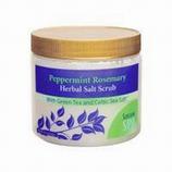 Herbal Salt Scrub Peppermint Rosemary with Green Tea & Celtic Sea Salt