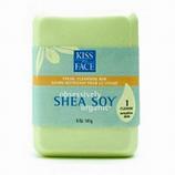 Shea Soy Facial Cleansing Bar with Soap Dish