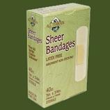 Latex Free Sheer Bandage 3/4 Inch X 3 Inch